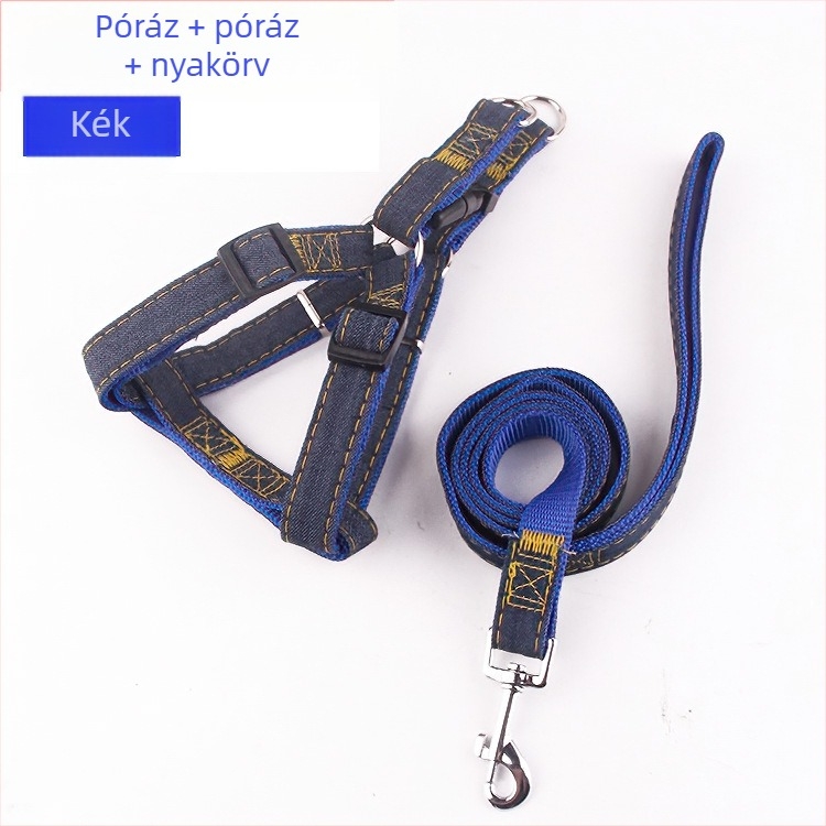 Nylonból készült háziállat-póráz – kopásálló, nem visszahúzódó, kutyáknak és macskáknak