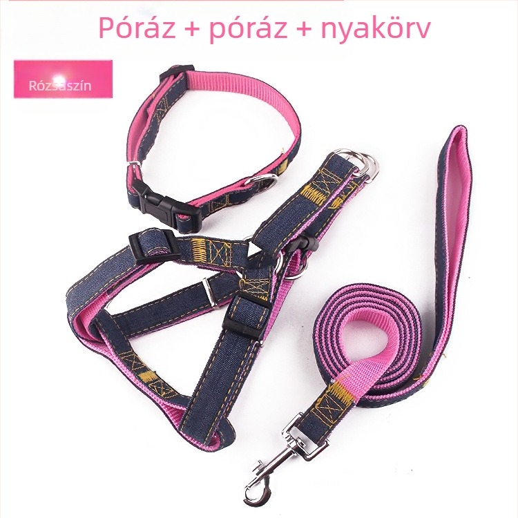 Nylonból készült háziállat-póráz – kopásálló, nem visszahúzódó, kutyáknak és macskáknak