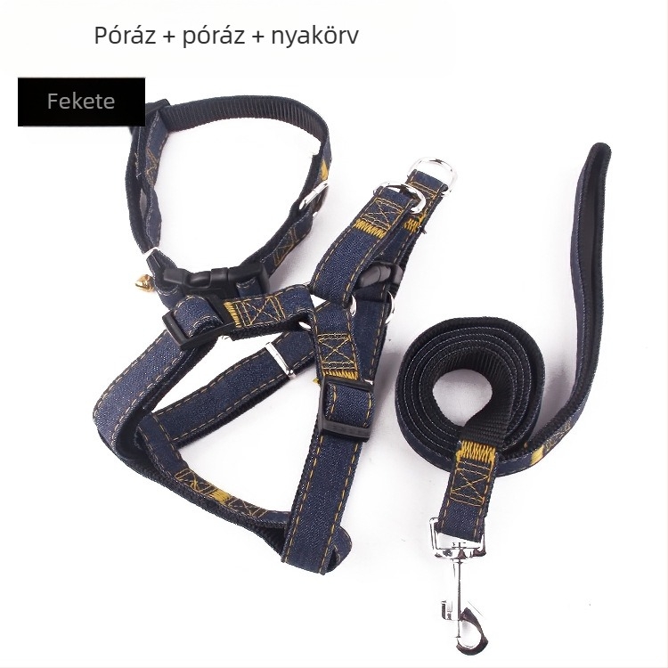 Nylonból készült háziállat-póráz – kopásálló, nem visszahúzódó, kutyáknak és macskáknak