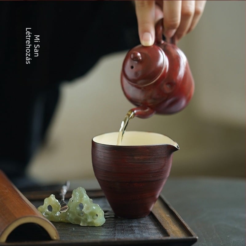 Tea ceremónia pohár – kerámia, japán stílus, könnyű retro lux