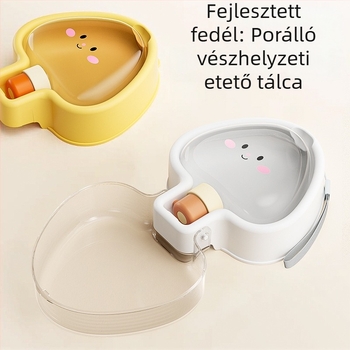 Kutya víz-üveg – hordozható műanyag ivóedény sétákhoz, manuális etetés (Műanyag; Nem importált; Manuális etetés)