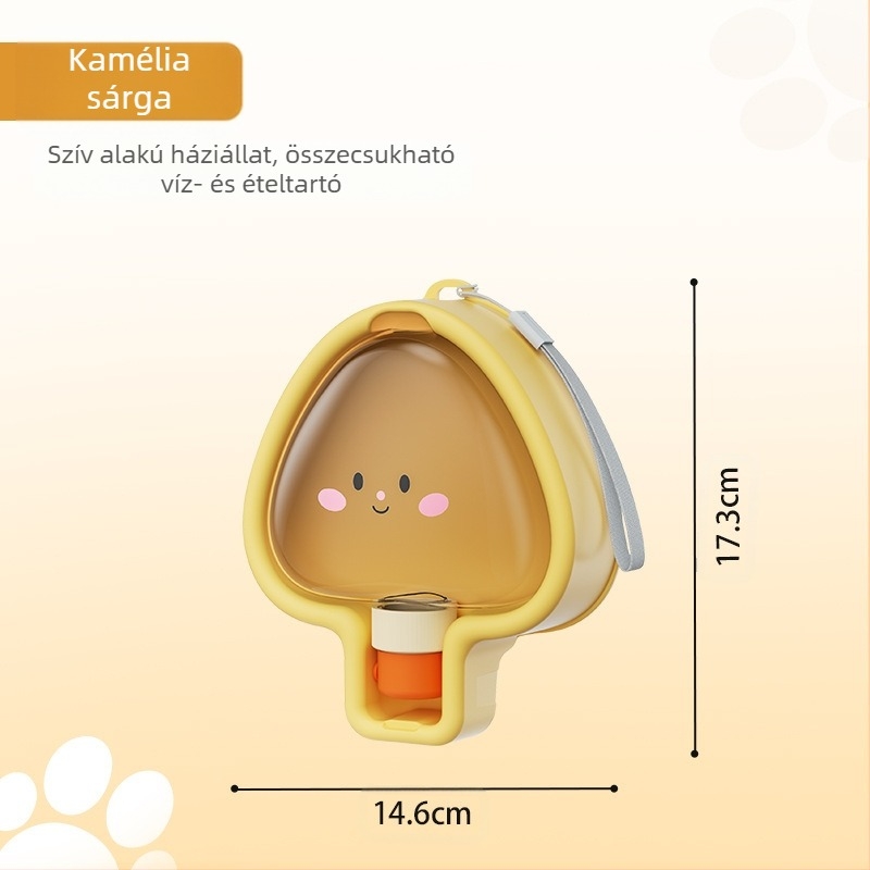 Kutya víz-üveg – hordozható műanyag ivóedény sétákhoz, manuális etetés (Műanyag; Nem importált; Manuális etetés)