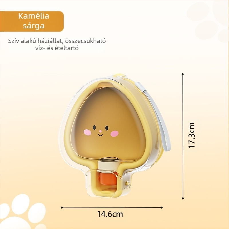 Kutya víz-üveg – hordozható műanyag ivóedény sétákhoz, manuális etetés (Műanyag; Nem importált; Manuális etetés)