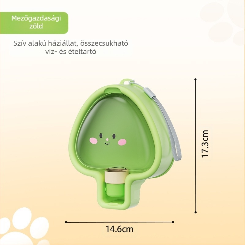Kutya víz-üveg – hordozható műanyag ivóedény sétákhoz, manuális etetés (Műanyag; Nem importált; Manuális etetés)