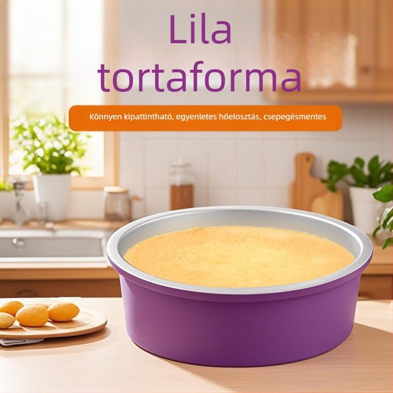 Süteményforma - szénacél, kör alakú, tömör aljzattal - Yatai - süteményekhez (2023 kiadás)