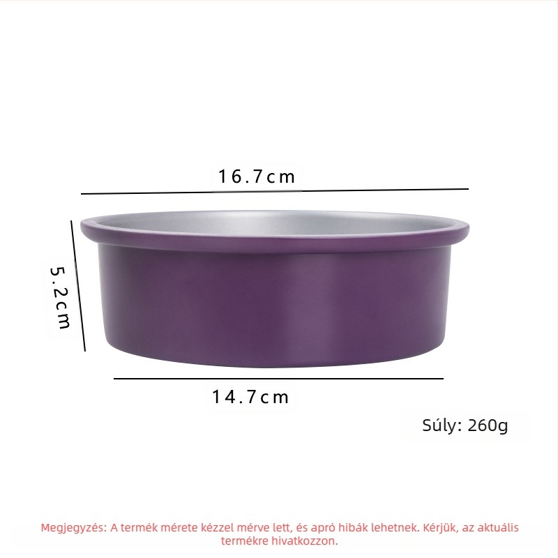 Süteményforma - szénacél, kör alakú, tömör aljzattal - Yatai - süteményekhez (2023 kiadás)