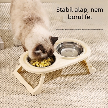 Macska tál, műanyag háziállat-kiegészítő, márka Cute, macskáknak, 28 darabos készlet