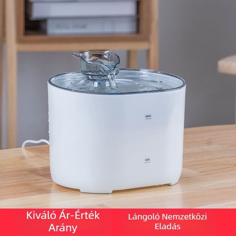Kisállatvíz adagoló kutyák és macskák számára, levehető kialakítás, tömeg 510 g, alkalmazás nélkül