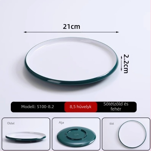 Melamin kerek tányér kereskedelmi használatra, szállodák és éttermek, Új kínai stílus, kézzel készített, testreszabható