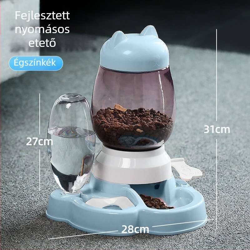 Aibang automata macska etető és vízadagoló – nem importált, akváriumhoz kompatibilis