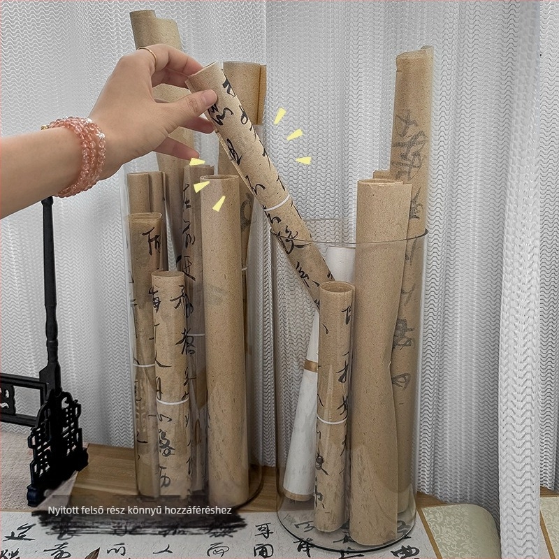 Asztali tároló doboz 84233 — PET műanyag, logó testreszabás, modern minimalista dizájn, az íróasztal rendezettségéhez