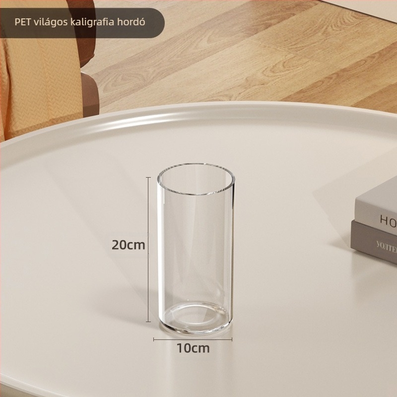 Asztali tároló doboz 84233 — PET műanyag, logó testreszabás, modern minimalista dizájn, az íróasztal rendezettségéhez