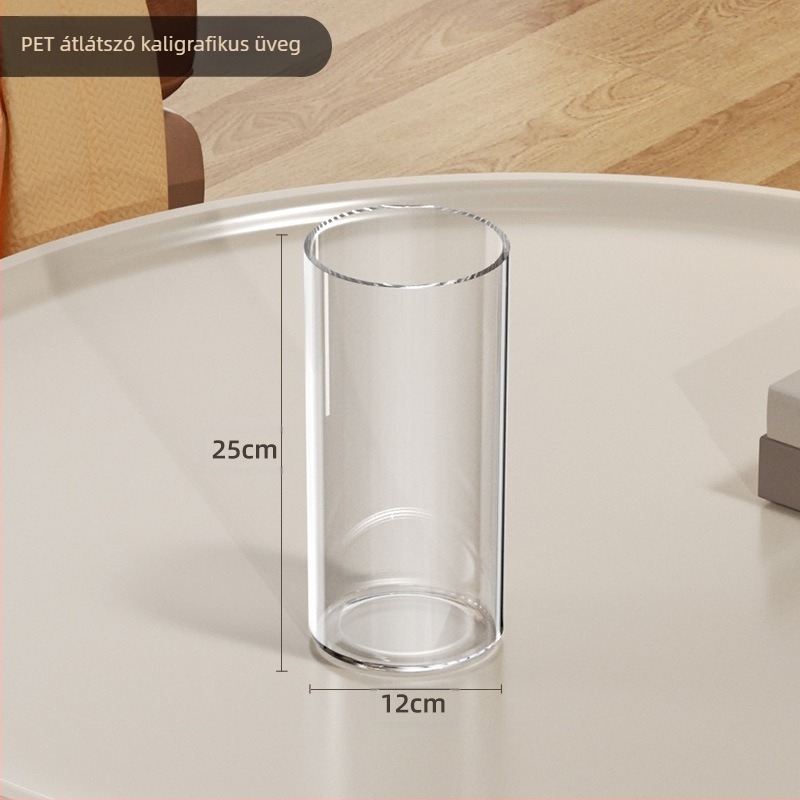 Asztali tároló doboz 84233 — PET műanyag, logó testreszabás, modern minimalista dizájn, az íróasztal rendezettségéhez