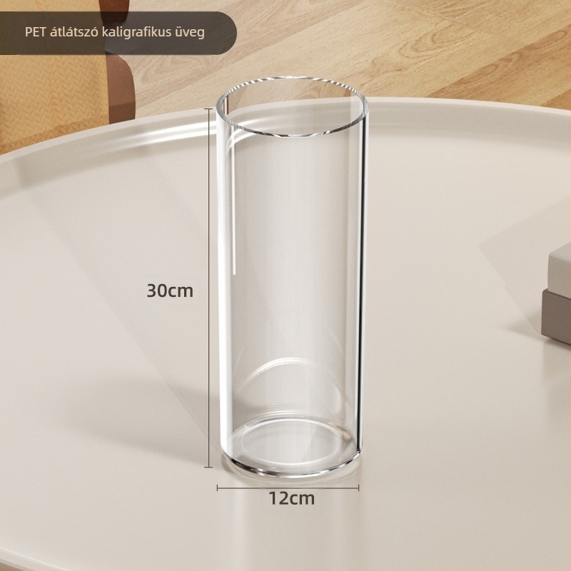 Asztali tároló doboz 84233 — PET műanyag, logó testreszabás, modern minimalista dizájn, az íróasztal rendezettségéhez