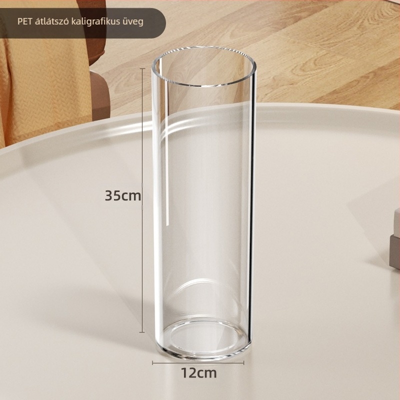 Asztali tároló doboz 84233 — PET műanyag, logó testreszabás, modern minimalista dizájn, az íróasztal rendezettségéhez