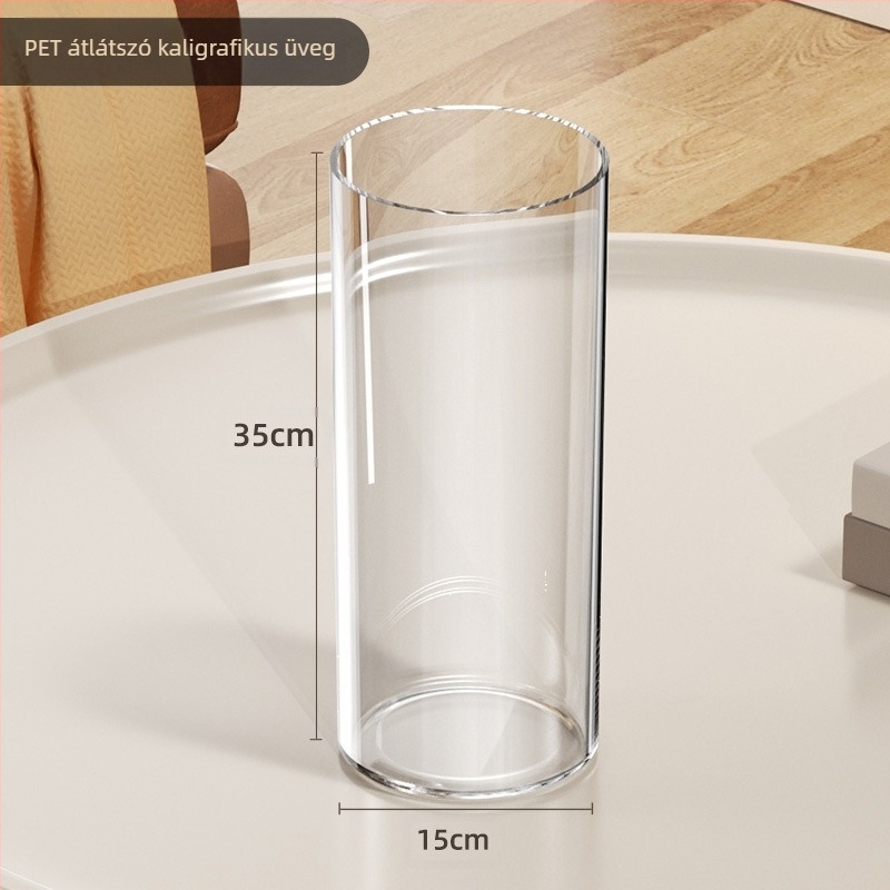 Asztali tároló doboz 84233 — PET műanyag, logó testreszabás, modern minimalista dizájn, az íróasztal rendezettségéhez