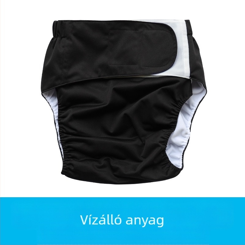 Felnőtt Velcroos textilpelenka, vízálló, poliészter rostból, B osztály, 40–90 kg, 100 db