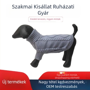 Kutyapulóver gyapjúból; eredet Zhejiang; márka Beige pet