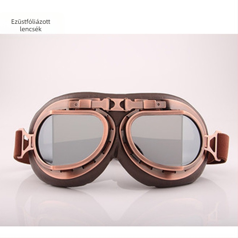 Jettel motorkerékpár motocross szemüveg – ABS anyagból, szélálló, teljes keret, uniszex, kompatibilis fejpánttal