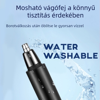 SUTTIK Töltő nélküli férfiak otthoni hajvágó és orrszőrs-trimmelő készlet, rozsdamentes acél pengékkel, kefés motor, beépített 1200–2000 mAh akkumulátor, üzemidő 1–3 óra