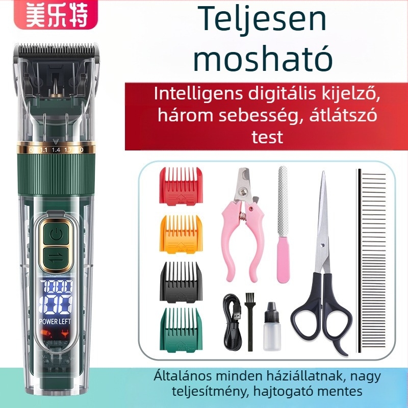 Állatgondozó hajvágó készlet: elektromos trimmelő kutyáknak és macskáknak, ABS kialakítás, G7 modell