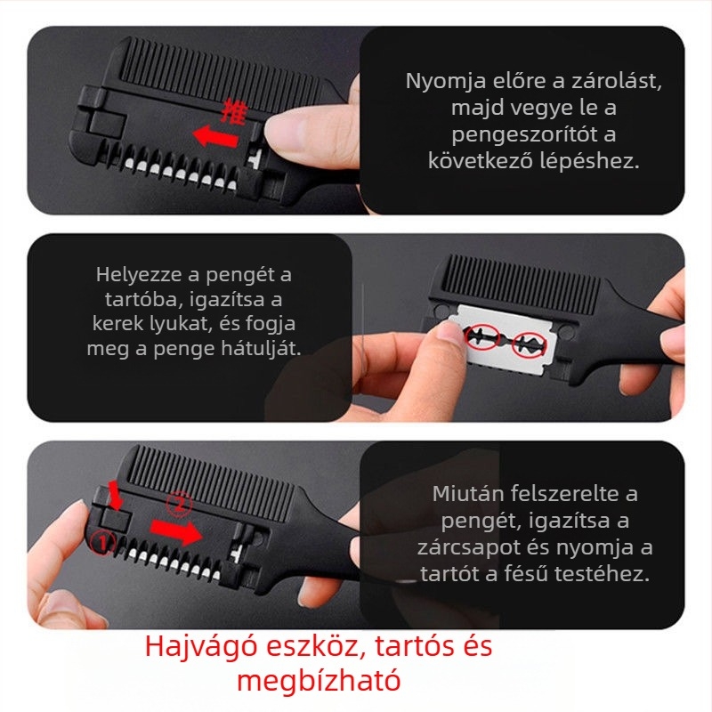 Hajvékonyító fésű otthoni használatra, klasszikus stílus, vékonyítási térfogat 1560 cm³