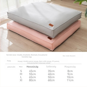 Kutyágy - minden évszakra tervezett, vízálló, levehető és mosható, szennyeződésálló