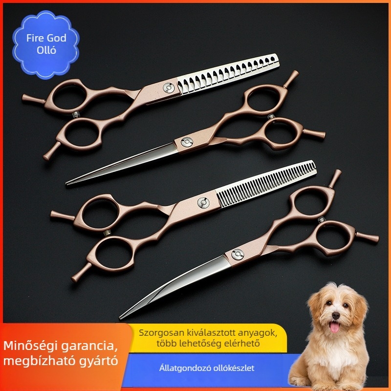 Vulcan kutyaápolási olló készlet – szépség ollók háziállatok számára