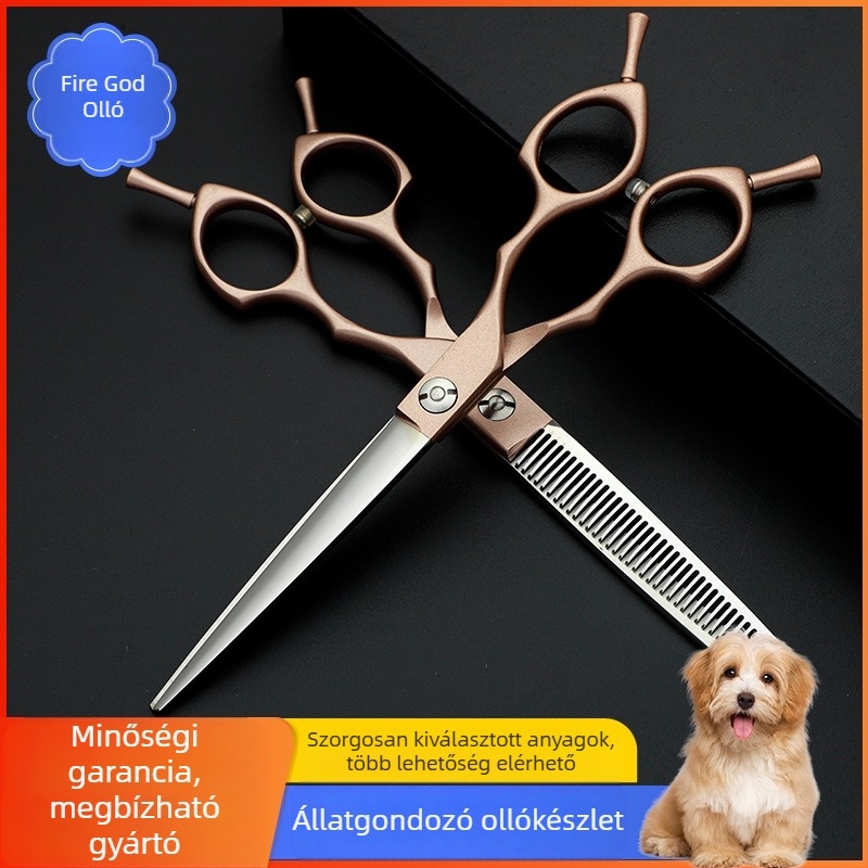 Vulcan kutyaápolási olló készlet – szépség ollók háziállatok számára