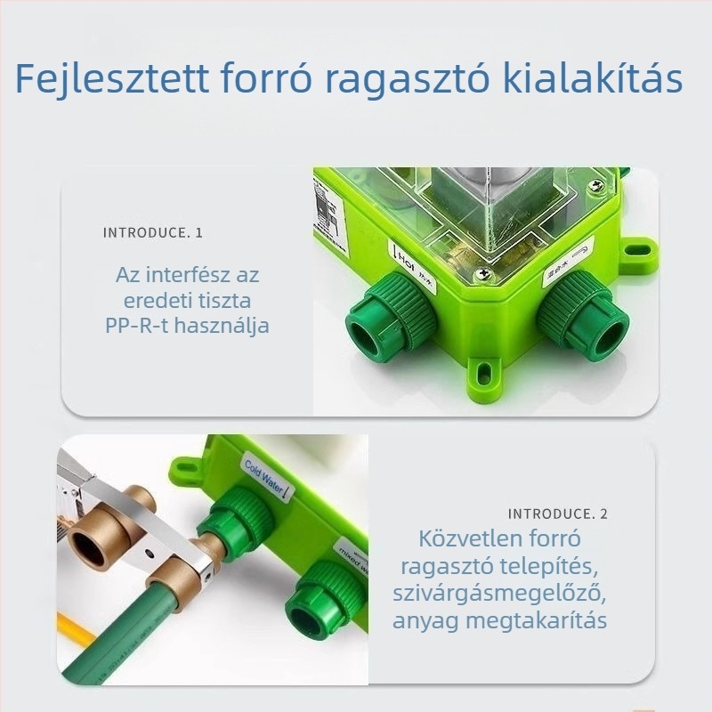 Falba süllyeszthető zuhanyszett, rézből készített, négyszögletes esőzuhany, hőmérséklet-szabályozó, modell zs-anz