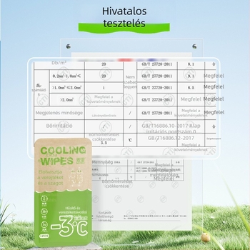 Hűsítő nedves törlőkendők sporthoz és kültéri használatra, nem szőtt anyag, 100D szál, nyomtatott gyártási folyamat, uniszex törölköző/arc törlőkendő