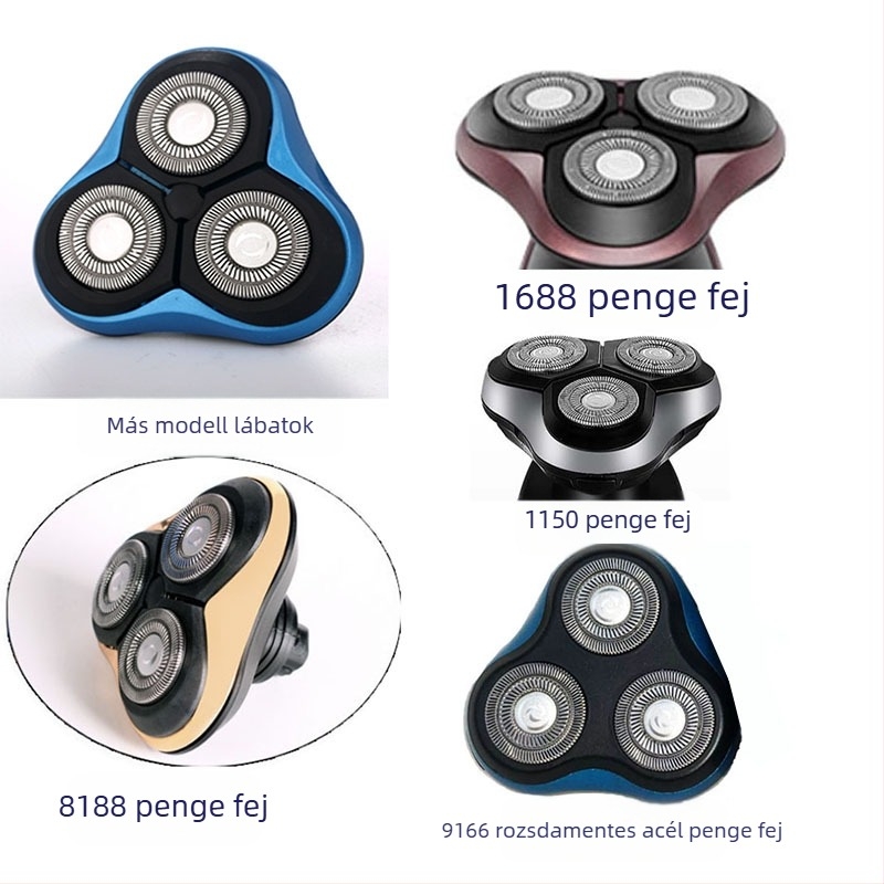 Lebegő fejű borotvafej tartozékok, modellek 9288 8806 3188 8013 9166 1150 1280, 110-220V, 3-5W, tömeg 50 g
