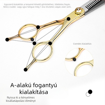 Kutyák ápolására szolgáló olló – rozsdamentes acél + cinkötvözet, kozmetikai olló, Tanizaki, 500 darabos csomag, kutyák számára