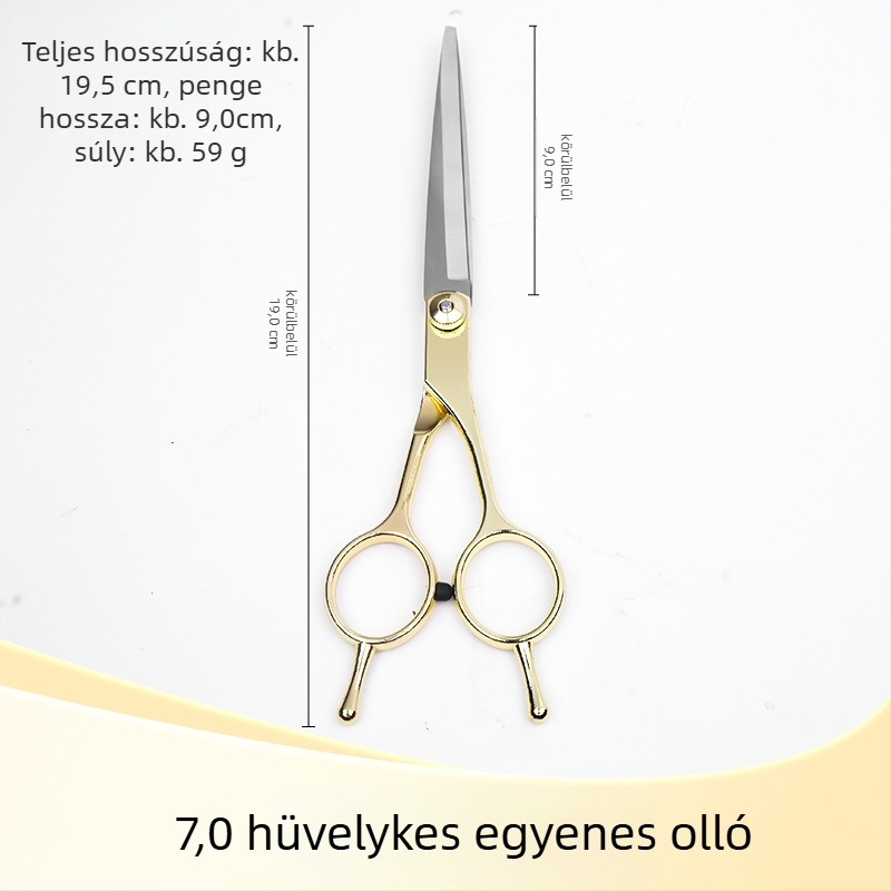 Kutyák ápolására szolgáló olló – rozsdamentes acél + cinkötvözet, kozmetikai olló, Tanizaki, 500 darabos csomag, kutyák számára