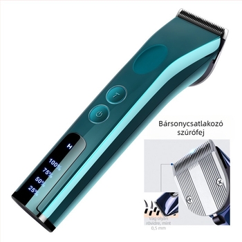 Condor akkumulátoros hajvágó készülék otthoni használatra, kerámia penge, leválasztható és mosható vágófej, beépített 2000–4000 mAh akkumulátor, 3–6 óra működési idő, alacsony zajszint
