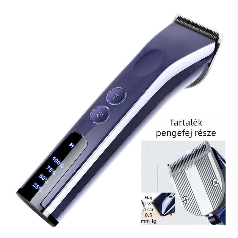 Condor akkumulátoros hajvágó készülék otthoni használatra, kerámia penge, leválasztható és mosható vágófej, beépített 2000–4000 mAh akkumulátor, 3–6 óra működési idő, alacsony zajszint