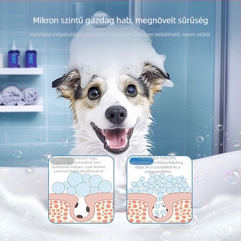 Kutyafürdető habkészülék – automatikus habosítás, újratölthető, ABS, márka Ye zi