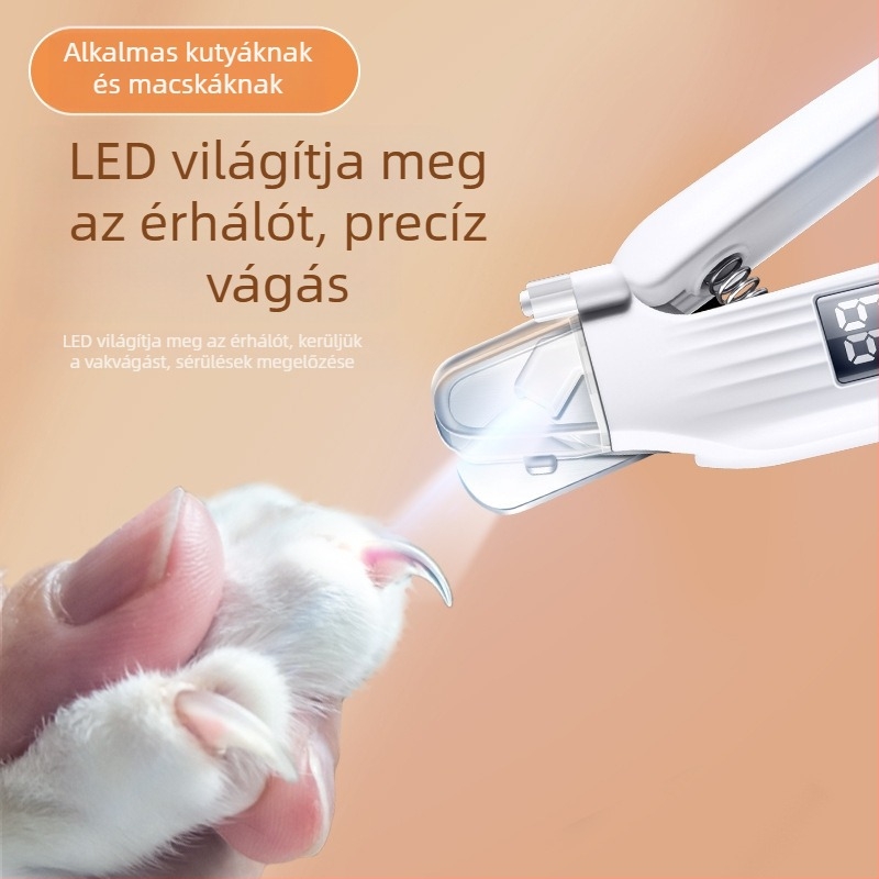 Két az egyben állatmanikűr olló és elektromos reszelő macskáknak és kutyáknak — Termékkód Hz8