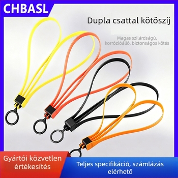 PA66 nylon taktikai rögzítőöv automata zárással, kettős csattal és két végű hajtogatható kialakítással, 1.66 mm vastagság