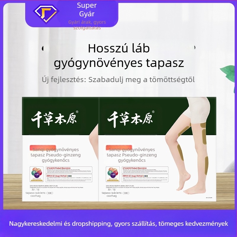 Panax Notoginseng gyógynövényes tapaszok – Thousands of Herb, 300 db, Modell 2022-06-01, Eredet: Nanyang, Henan