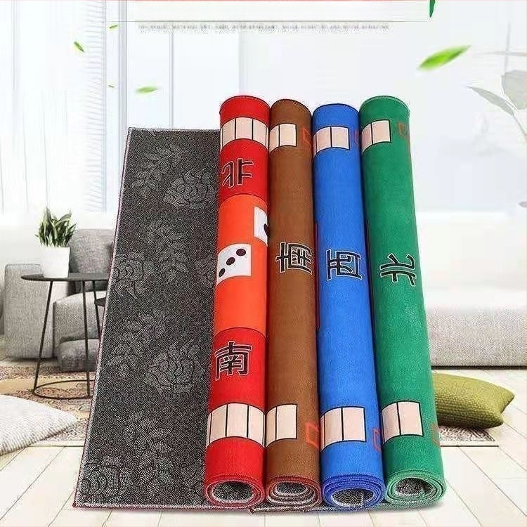 Új kínai stílusú asztalterítő, négyzet alakú, vízálló, csúszásmentes, kopásálló, geometriai mintázat