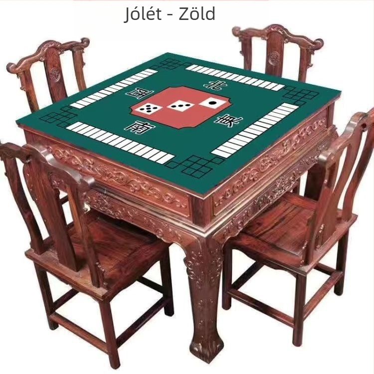 Új kínai stílusú asztalterítő, négyzet alakú, vízálló, csúszásmentes, kopásálló, geometriai mintázat