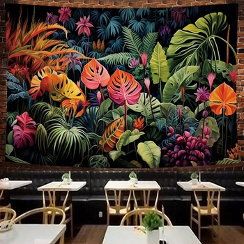 Gobelín falikép: poliészter rostból, nemszőtt anyag, téglalap alakú, mintázat: karakterek, alkalmas nappalira, hálószobára, irodára