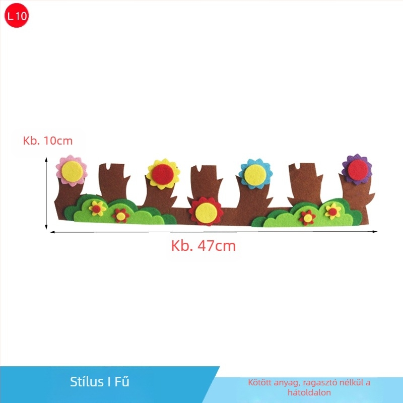 Graffiti falmatrica gyermekeknek – fű mintázatú, gyerekszoba, modern egyszerű stílus, 1 darab