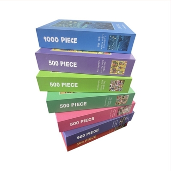 Lapos puzzle, karton alapanyag, Zhejiang származású, Great beauty márka, testre szabható a rajzok szerint