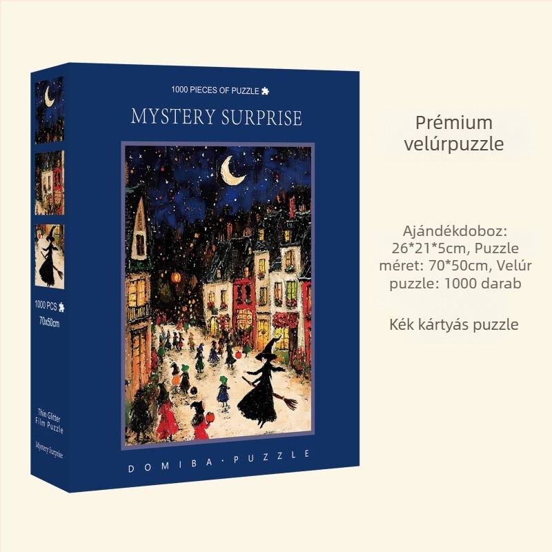 Lapos puzzle, karton alapanyag, Zhejiang származású, Great beauty márka, testre szabható a rajzok szerint