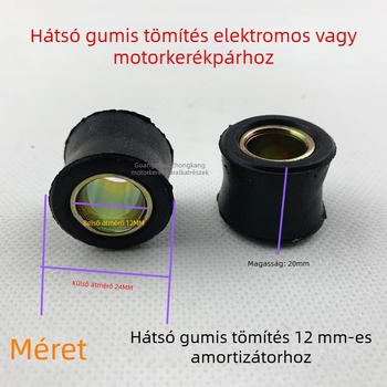 Hátsó csillapító gumihüvely motorkerékpár/moped számára — QCDENG 125
