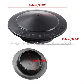 Első felfüggesztés felső gumiborítású dekoratív sapka, dekompressziós és vízálló fedél, 54330-ED000 Nissanhoz