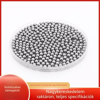 Szénacél golyó tükörfényű felülettel; szilárd gömb; elektroplattolt bevonat; ipari hardverhez és gépekhez.