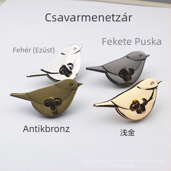 Bőröndzár, fémből készült zárómechanizmus, tömeg 0.029 kg